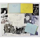 ROLLING STONES INTEREST: Autographs by Mick Jagger, Keith Richards, Bill Wyman, Charlie Watts and