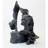 After Edith Simon (1917-2003), a bronze patinated cast resin sculpture modelled as 'Prospero' from
