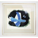 After Georges Braque (1882?1963), Limited edition lithographic print on paper, 'L'oiseau Bleu Au
