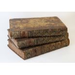 DICTIONAIRE UNIVERSEL FRANCOIS & LATIN, an early 18th century French to Latin Dictionary, 3 vols,