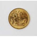 An Elizabeth II sovereign, dated 1966, weight 8.0gms