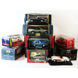 A collection of thirty three large scale die cast model vehicles, comprising: a Maisto 1:18 Mercedes