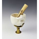 A Treasure Ltd Khan Krum Cup, after the original skull of the Byzantine Emperor Nicephorus I