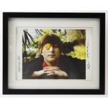 BEATLES / JOHN LENNON INTEREST: Robert Whittaker, Signed photographic print on paper, Portrait of