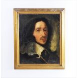 Follower of John Michael Wright (1617-1694), Oil on canvas, Portrait of King Charles I, quarter