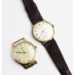 A Smith's Astral wristwatch, with circular cream dial, Arabic numerals and baton markers and