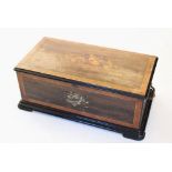 A Victorian Swiss Marque De Fabrique 24 airs lever wind rosewood cased music box, number 43943,