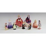 A collection of nine Royal Doulton figurines, comprising; HN2273 Denise, HN1368 Rose, HN1370