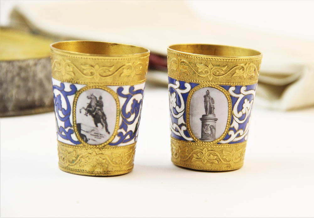 A cast metal goblet, 19th century, decorated with a relief moulded scrolling frieze depicting a - Image 3 of 6