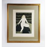 Martin Leman RBA RWS (b1934), Limited edition print on paper, 'Midnight Dip', Signed, titled,