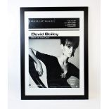 A David Bailey exhibition poster for the 'Birth Of The Cool' exhibition held at the Barbican Gallery