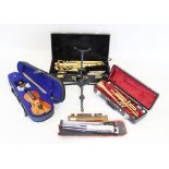 A Trevor J James & Co 'The Horn' Revolution alto saxophone, serial no T15464, in fitted hard case,