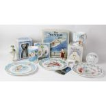 A collection of Royal Doulton pieces from the Raymond Briggs 'The Snowman' Gift Collection range,