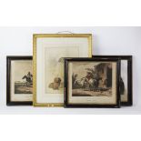 After Charles Loraine Smith (1751-1835), Three prints on paper, 'A Distinguished Character in the