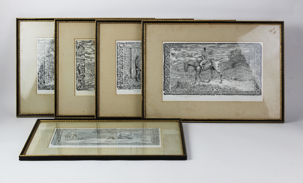 George Algernon Fothergill (1868-1945), Four signed limited edition prints on paper, 'Better to