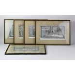 George Algernon Fothergill (1868-1945), Four signed limited edition prints on paper, 'Better to