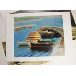 After Winston S. Churchill (1874-1965), Limited edition print on paper, 'Study Of Boats',