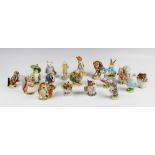 A collection of fifteen Beswick Beatrice Potter figures, to include Sir Isaac Newton (brown