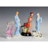 A Kevin Francis, Peggy Davies Ceramics, Clarice Cliff 'Special Colourway', centenary figure,