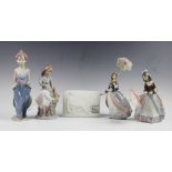 Four Lladro figures, comprising: 07612 Picture Perfect, 07650 Pocket Full Of Wishes, 05211 Angela,