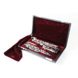 A Rosedale oboe, in original fitted hard case with carry bag, retailed, set up and tested by