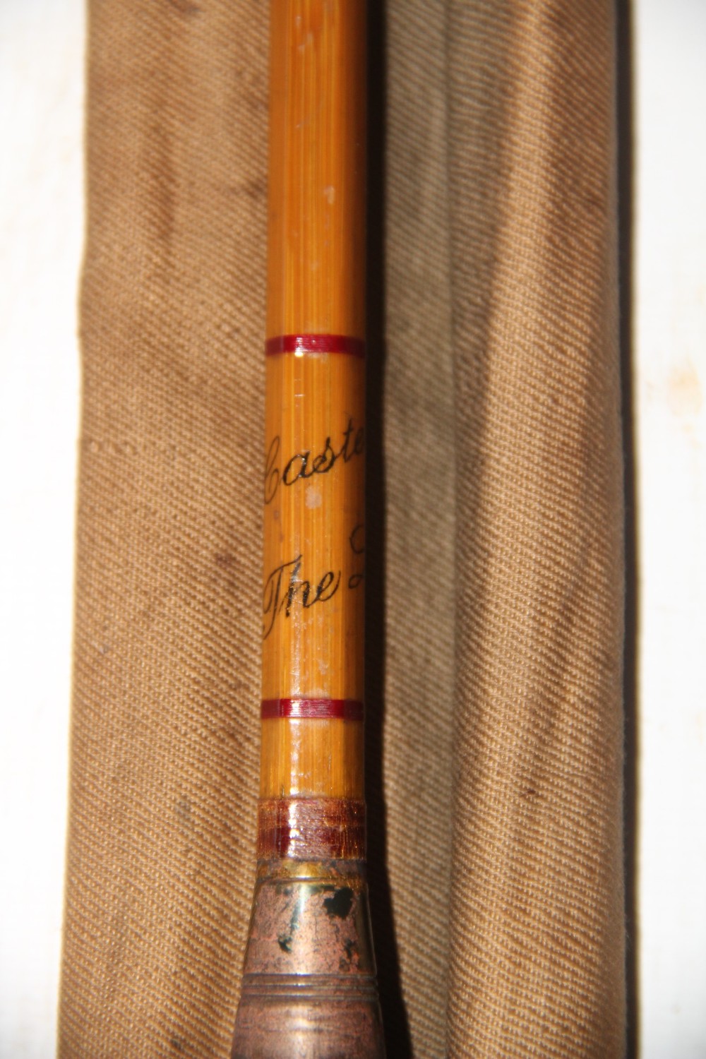 A collection of four fishing rods, comprising; A C. Farlow & Co Ltd two-piece split cane 'Jubilee' - Image 3 of 7