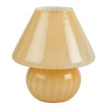 MAESTRI MURANESI ANNI '80 MUSHROOM LIGHT colore crema. Misure: h cm 25