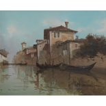 ALDO MARANGONI (XX secolo) OLIO su tela "Venezia", firmato in basso a destra. Misure: cm 40 x 50