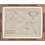 INCISIONE "Carta topografica "Umbria - Pervgino". XVIII secolo Misure: cm 20 x 25