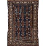 DUE TAPPETI Doulatabad, trama ordito e vello in lana. Persia XX secolo Misure: cm 143 x 90 - 141 x