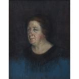 LIA PASQUALINO NOTO (Palermo 1909 - 1998) PASTELLO su carta "Ritratto femminile - 1928", firmto in