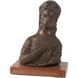 DOMENICO PURIFICATO (Fondi 1915 - Roma 1984) SCULTURA in bronzo, fusione a cera persa