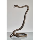 LOUISE MAJORELLE (maniera di) Prod. Francia 1930 Serpente in bronzo patinato. (Patinated bronze