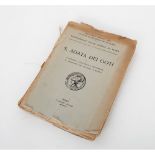 VOLUME AA. VV. Â«S. Agata dei GotiÂ», ed. Sansaini, Roma 1924. in 4Â°. Brossura editoriale. Tagli