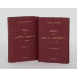 VOLUME Pietro Bonfante â€˜â€˜Storia del Diritto Romanoâ€™â€˜, ed. Istituto del Diritto Romano,