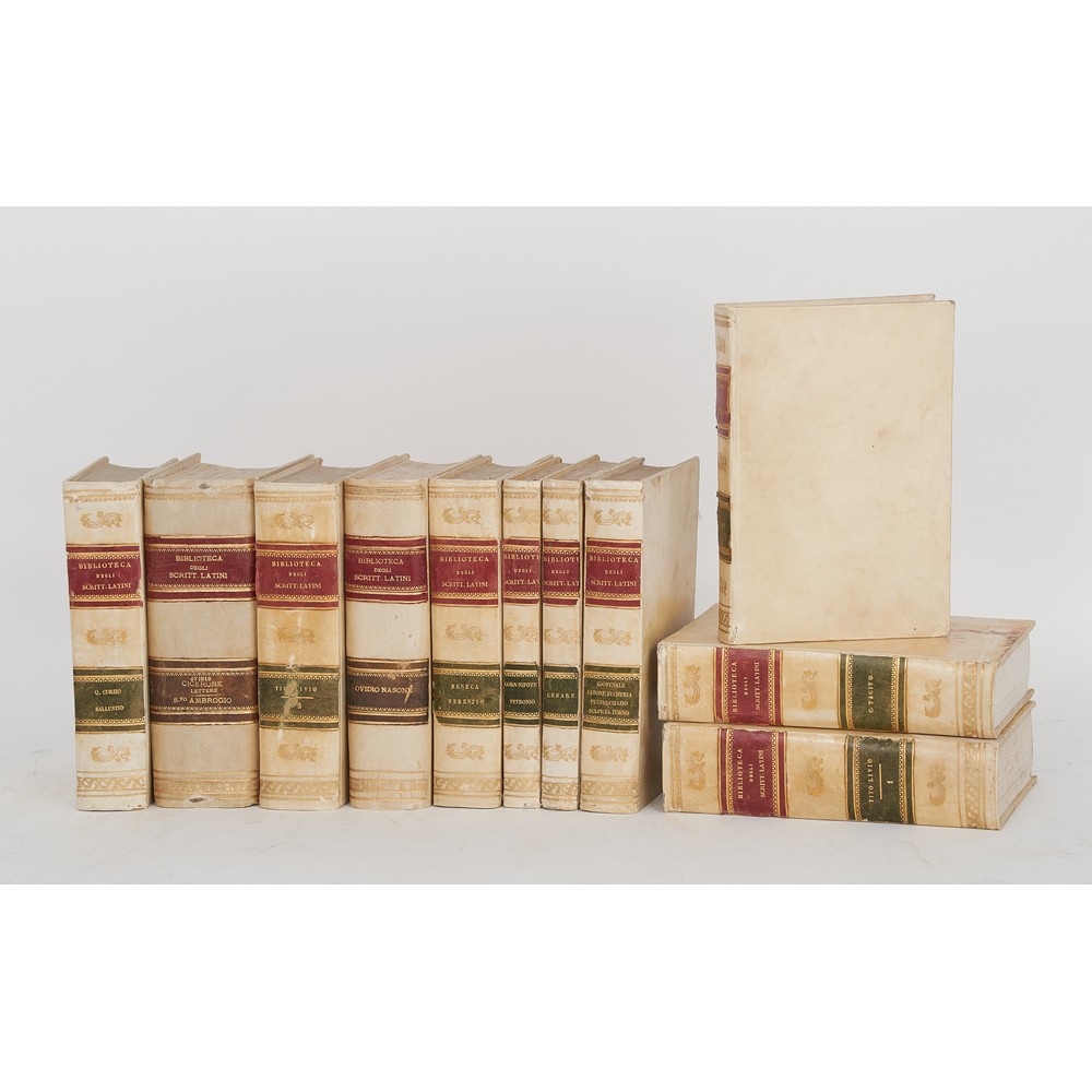 UNDICI VOLUMI AA. VV. â€˜â€˜Biblioteca degli Scrittori Latiniâ€™â€˜. Ed. Giuseppe Antonelli 1836 -