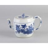 Chinesische Porzellan-Teekanne Kang Xi aus dem 18. Jahrhundert mit kostbaren Dekorationen.