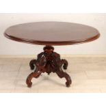 Wunderschöner Louis Philippe Tisch aus Mahagoni aus dem 19. Jahrhundert mit wunderschönem