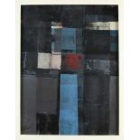 Dirkjan Ribbeling. 1932 - 2013. Abstrakte Komposition. Acryl auf Holz. Abmessungen: H 65 x B 50