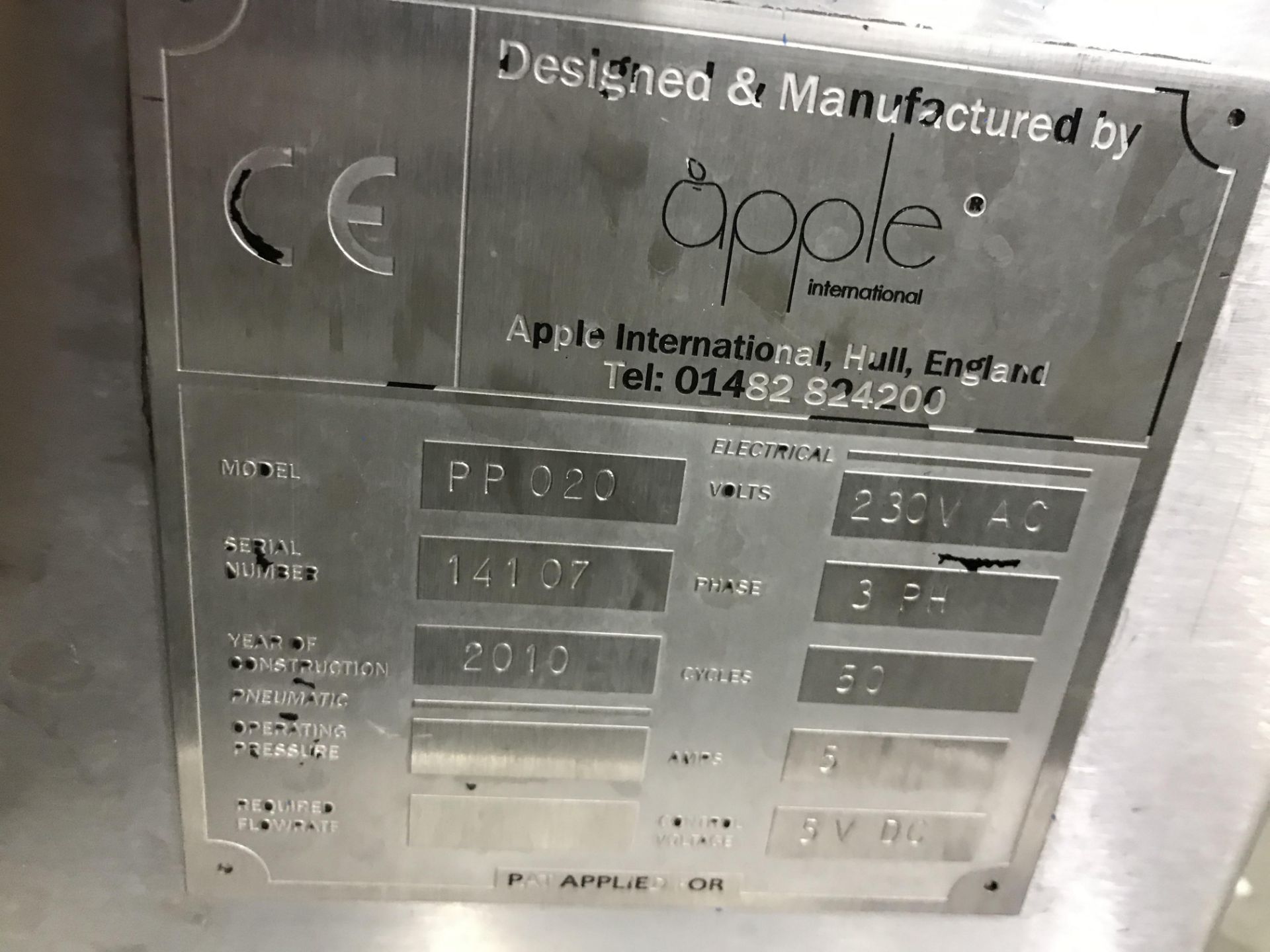APPLE TABLE-TOP DEPOSITOR - Image 6 of 8