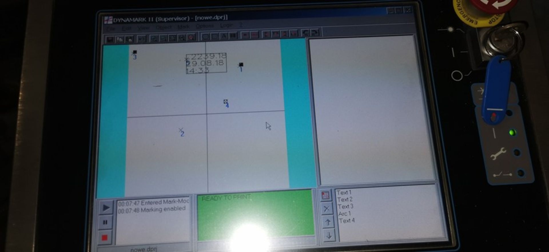 DOMINO LASER CODING MACHINE - Image 3 of 4