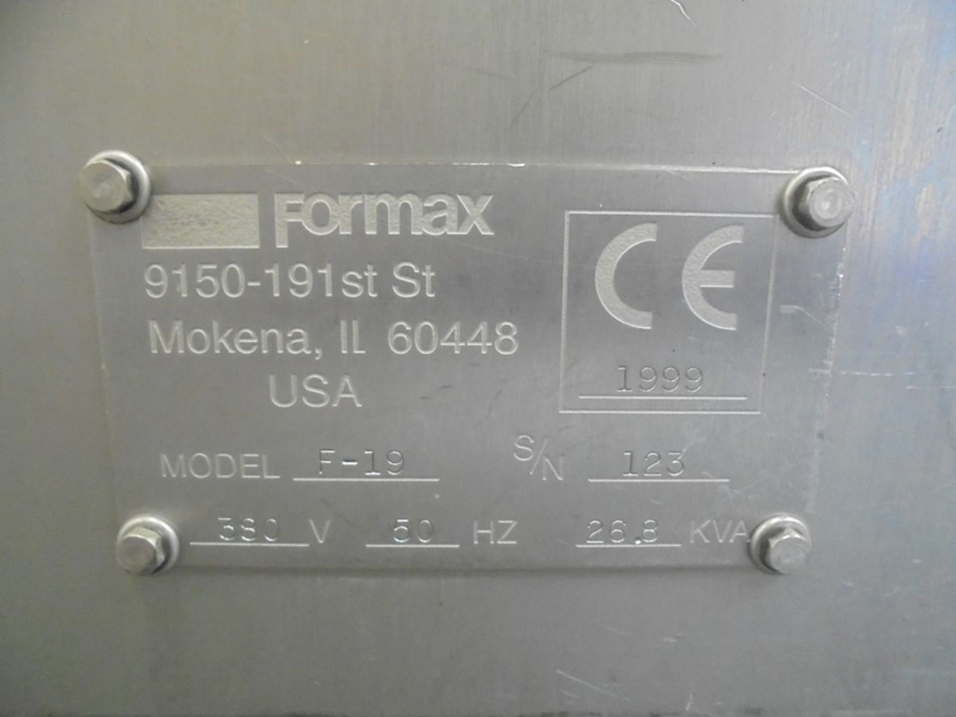 FORMAX F19 TENDER-FORM FORMER - Image 11 of 11