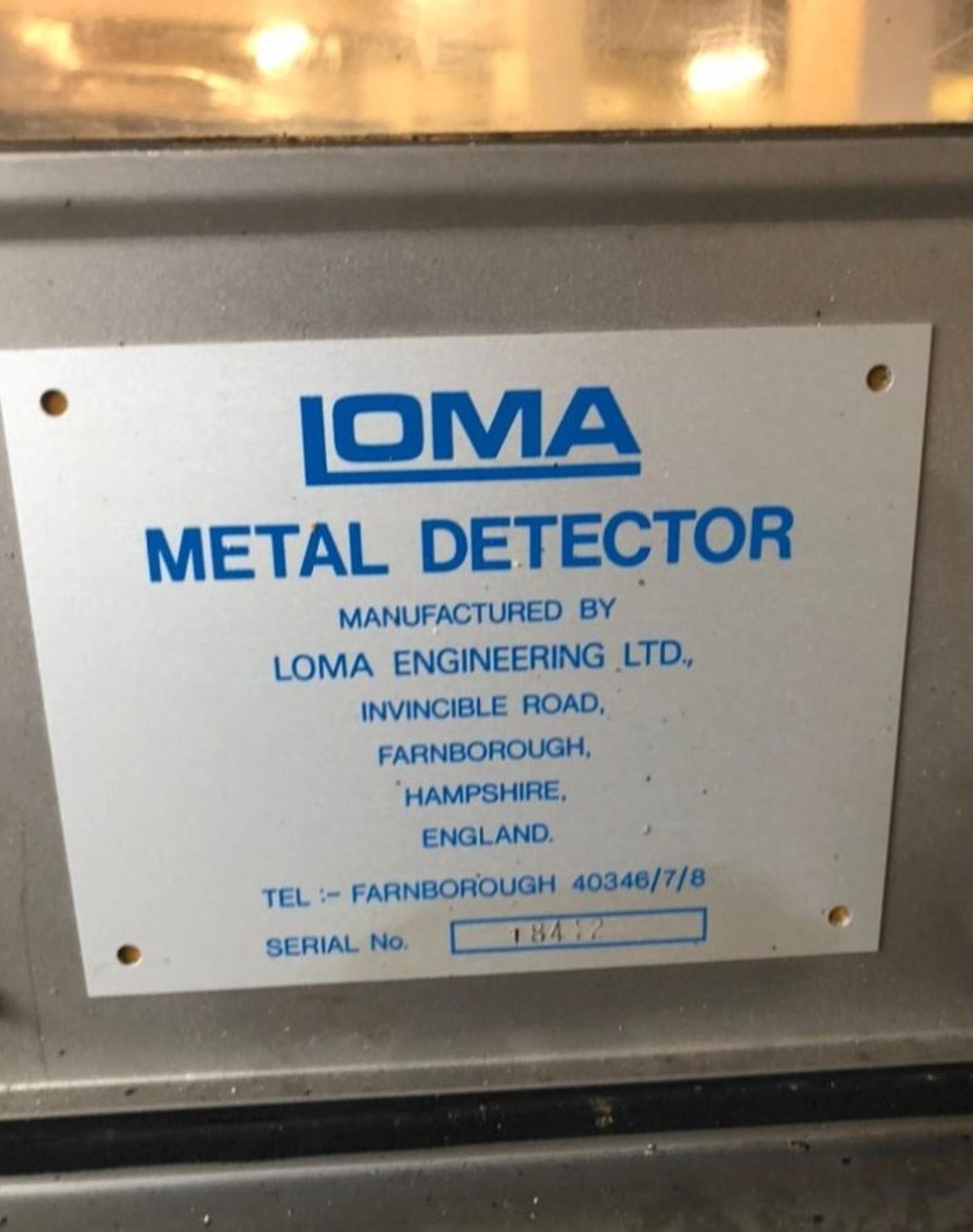 LOMA METAL DETECTOR - Image 5 of 5