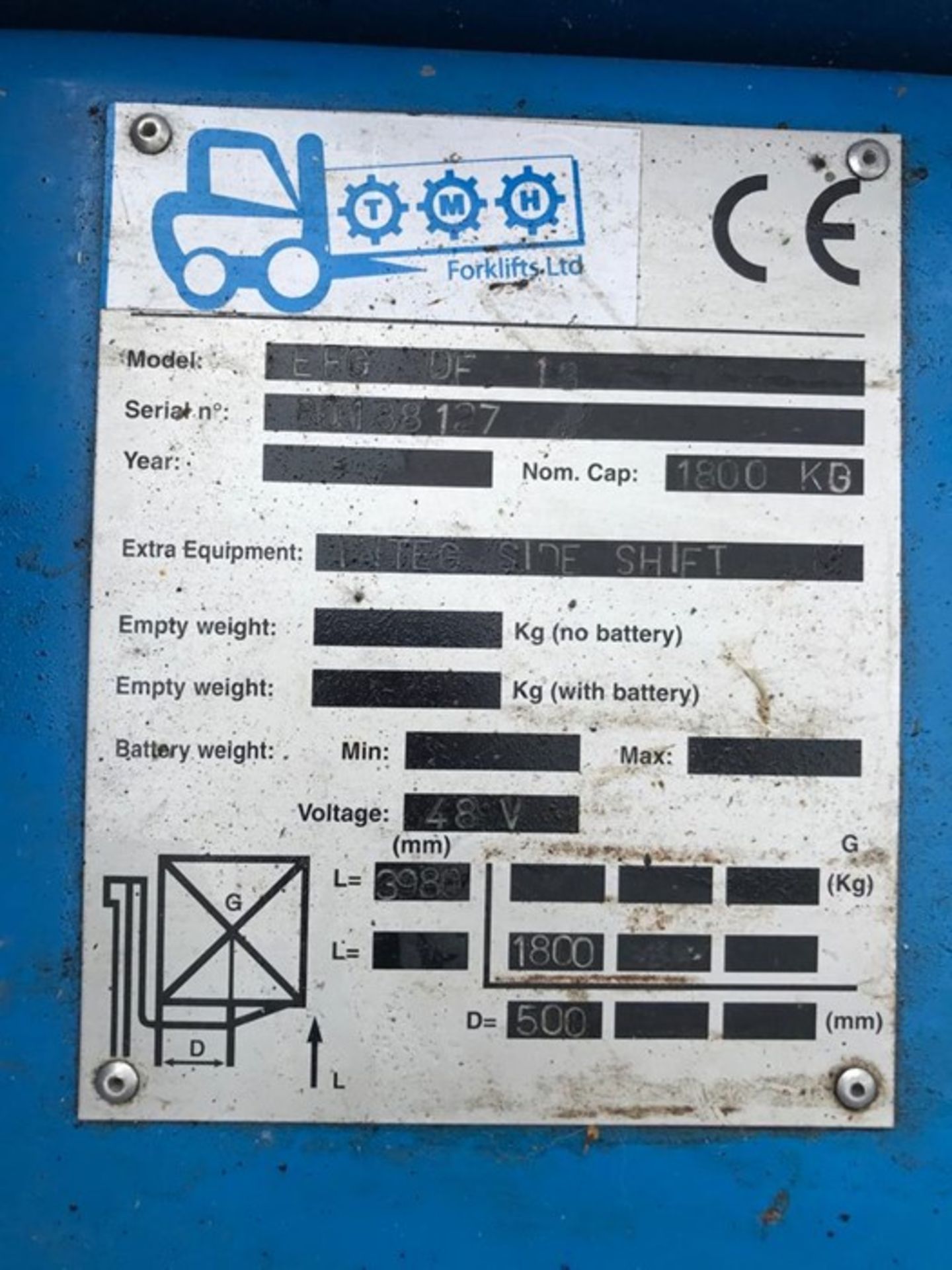 JUNGHEINRICH FORKLIFT - Image 4 of 8