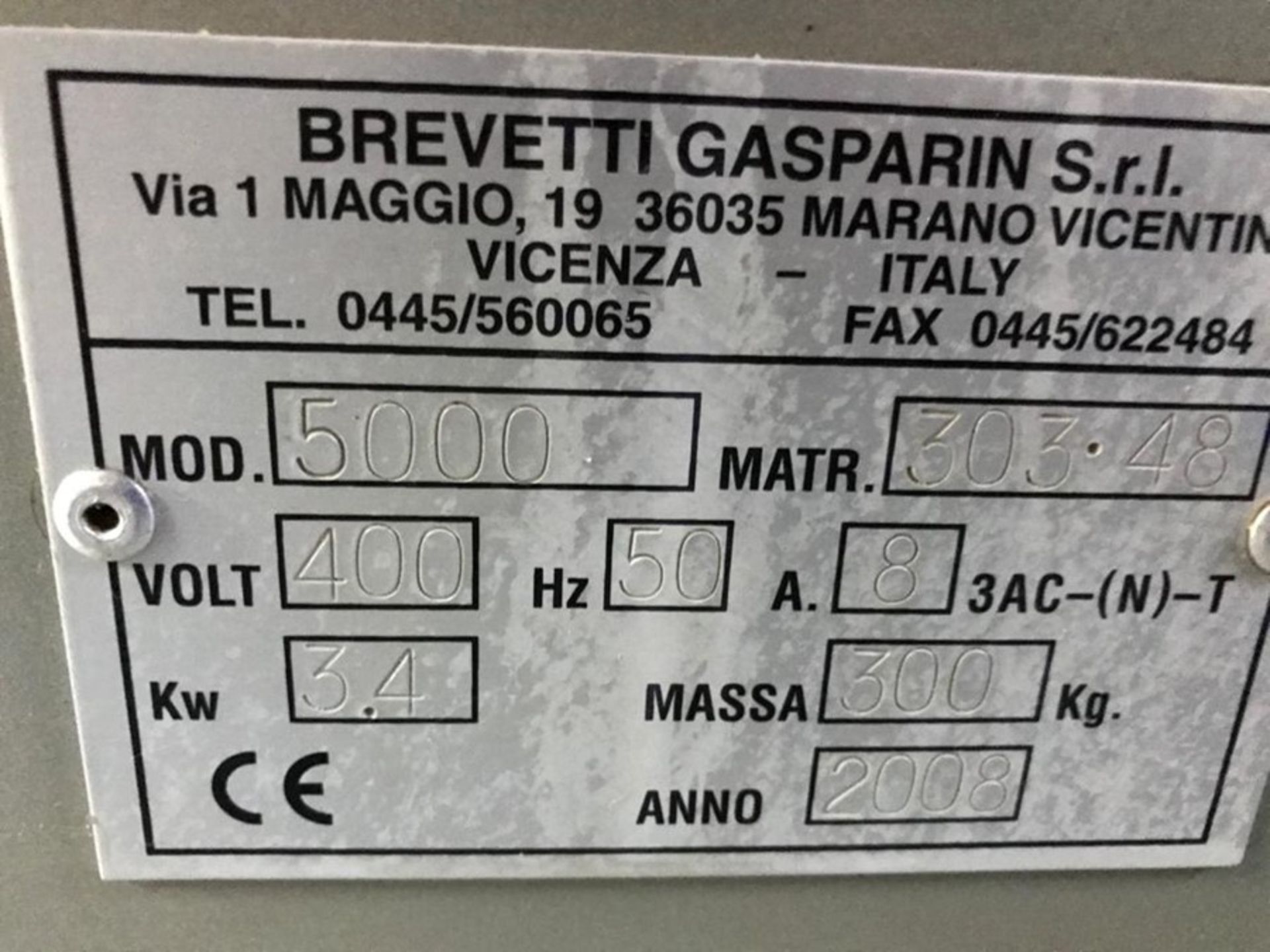 BREVETTI GASPARIN HORIZONTAL SLICER - Image 7 of 8