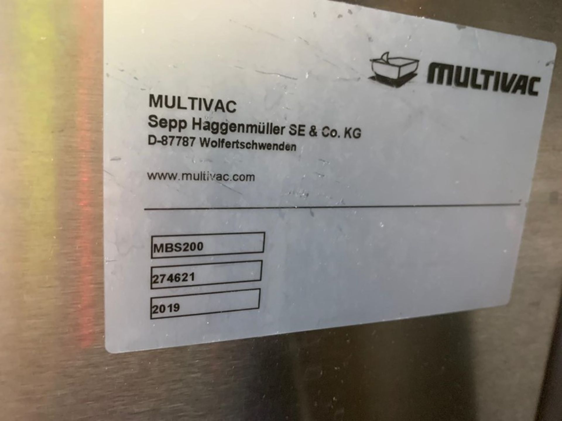 MULTIVAC MBS 200 - Image 5 of 5