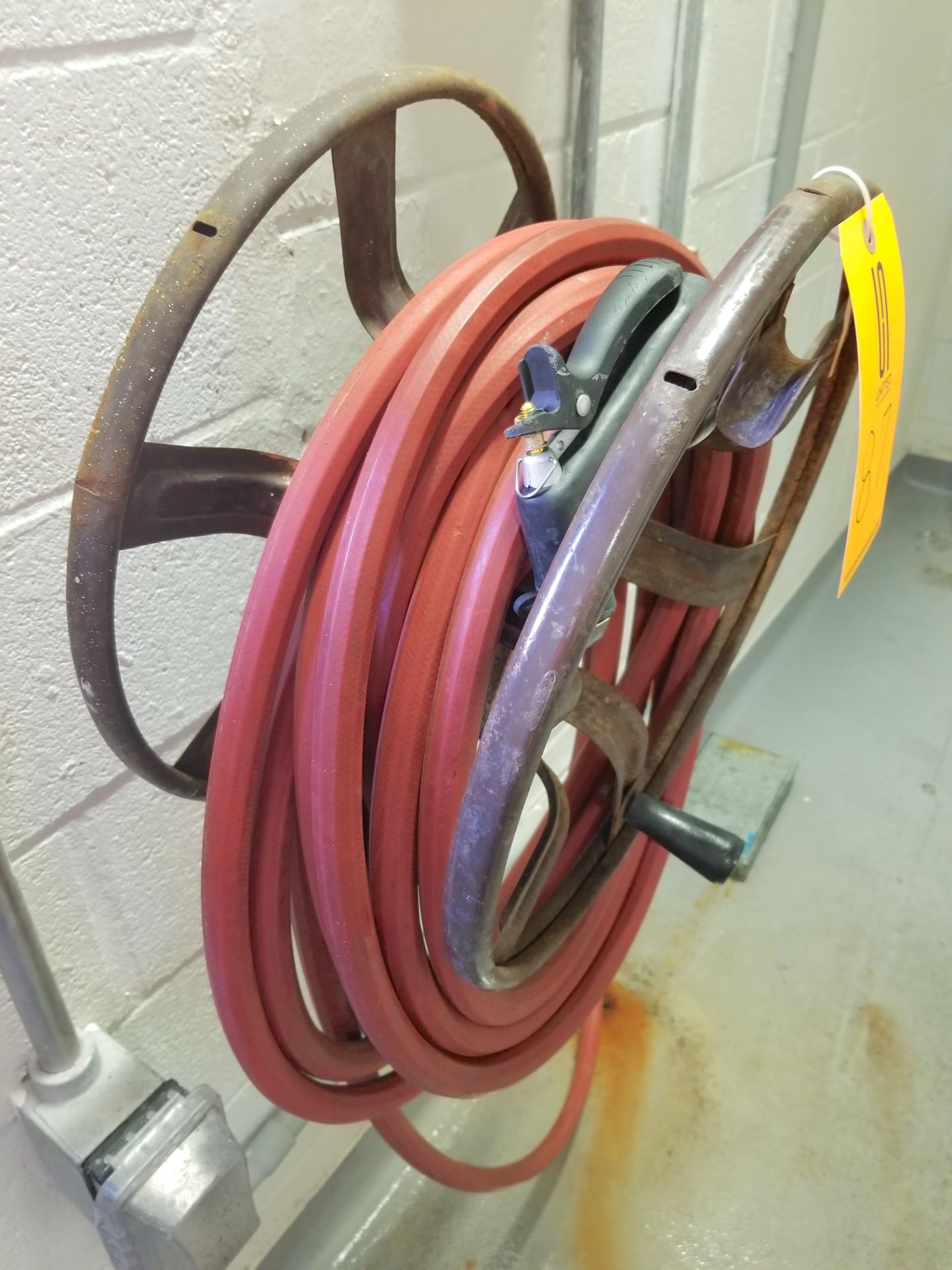 Hose Reel with Red Hose - Image 2 of 2