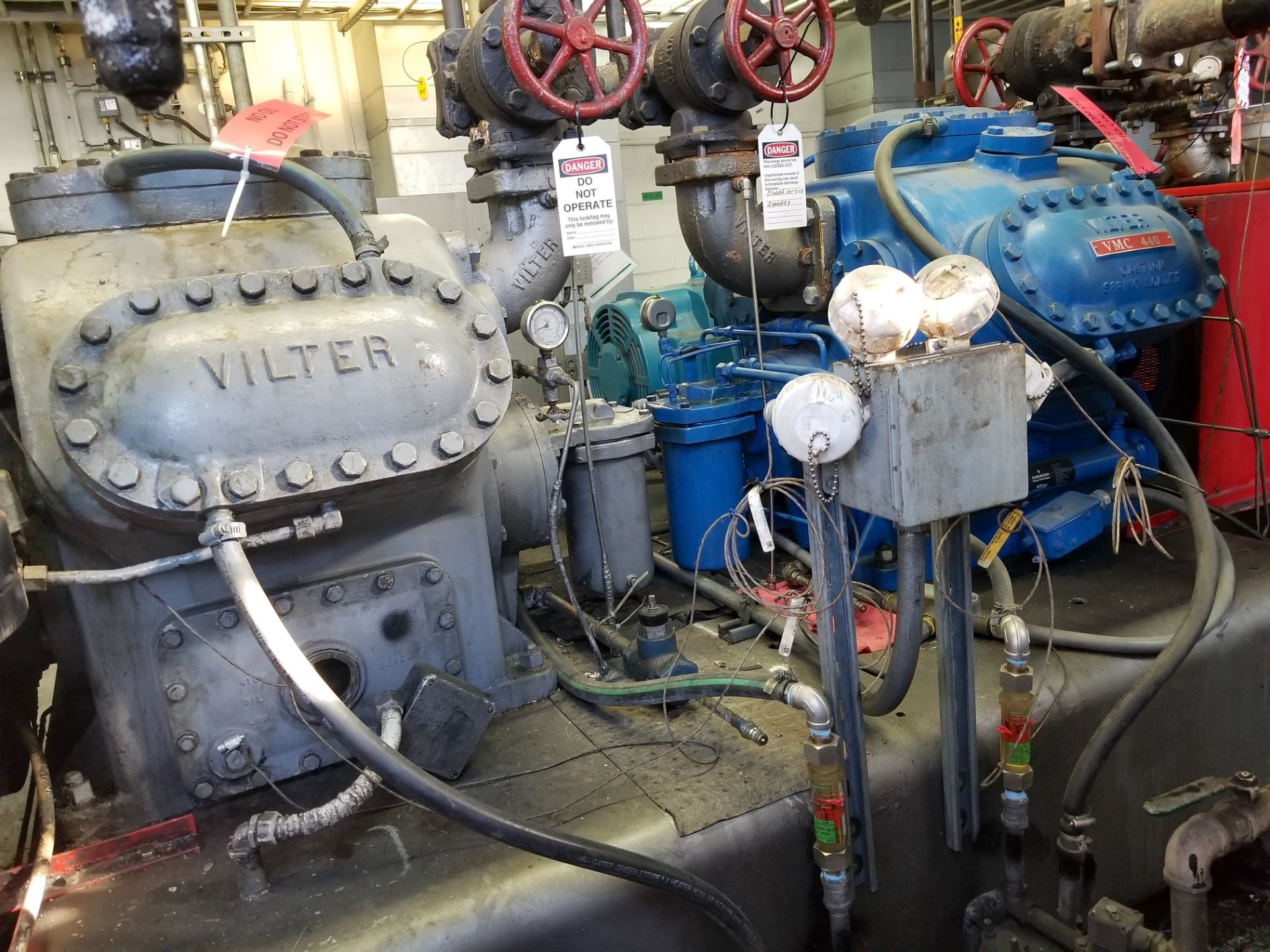 (2) Vilter Model 446 - 6 Cylinder Ammonia Compressors - Image 6 of 11