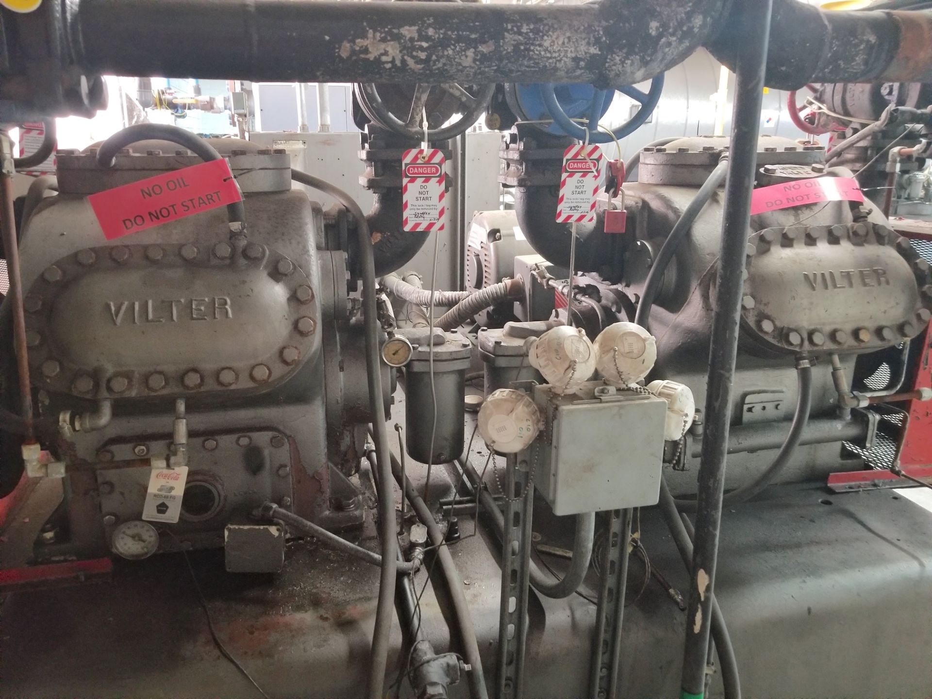 (2) Vilter Model 446 - 6 Cylinder Ammonia Compressors - Image 8 of 9