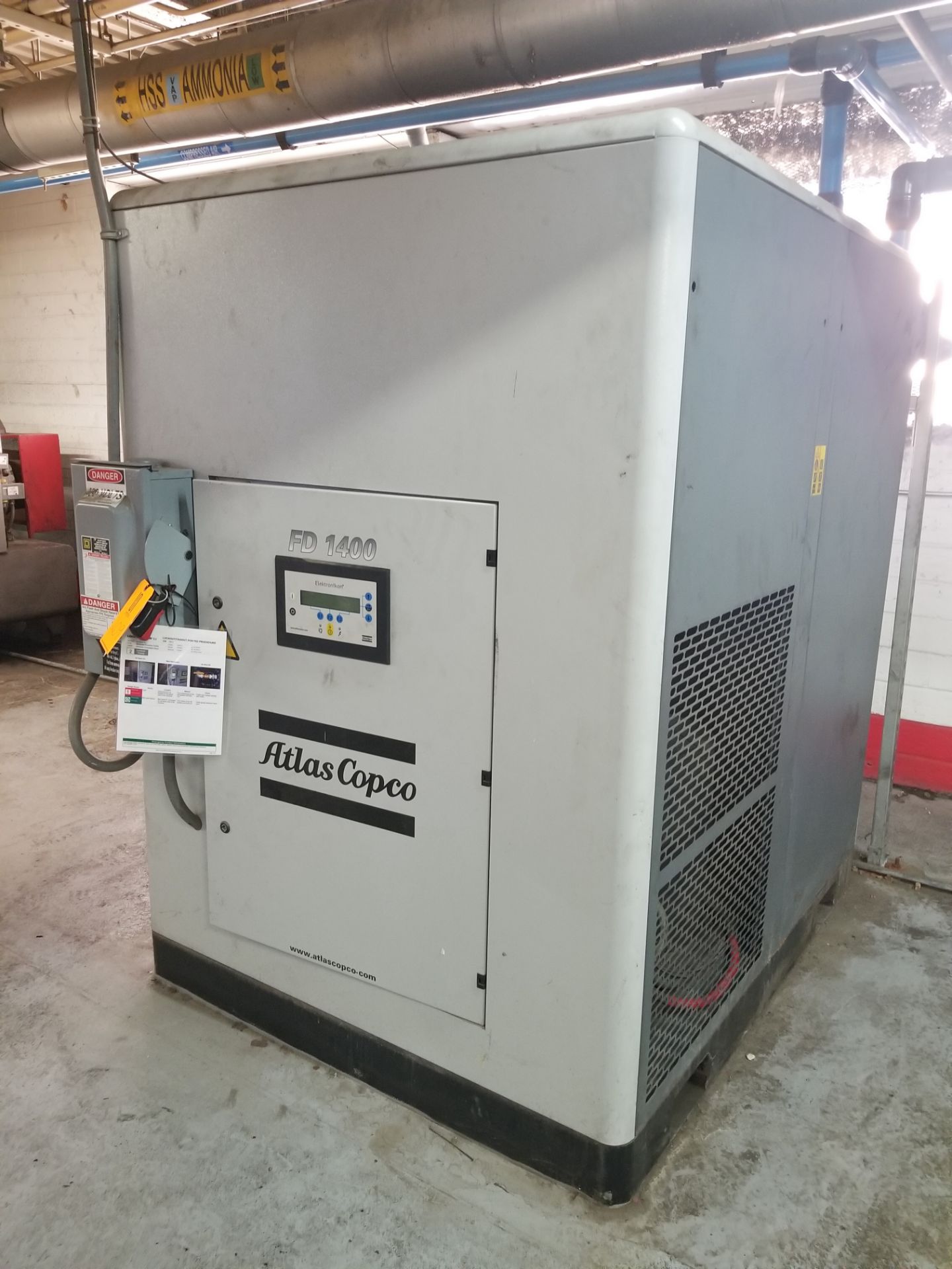 2012 Atlas Copco Air Dryer, Model FD1400